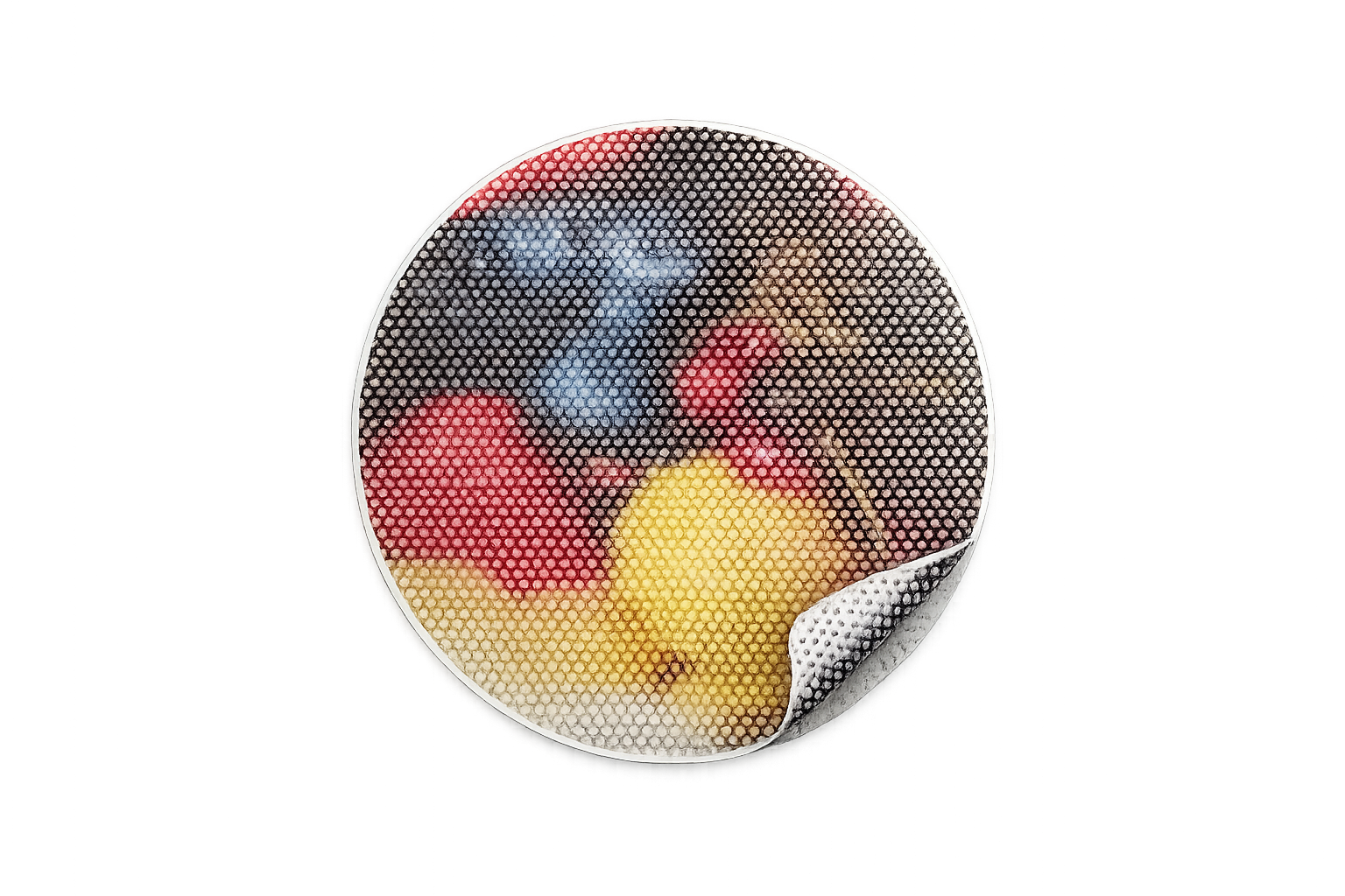 Перфорированные наклейки